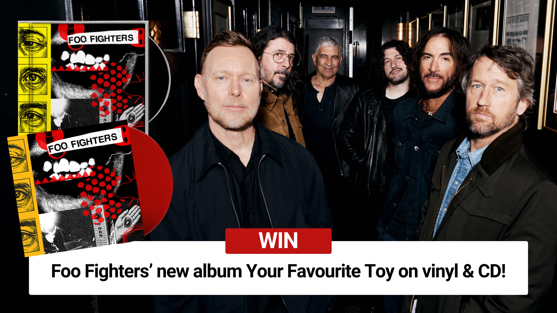 Win Foo Fighters' Your Favourite Toy on vinyl & CD! | Frontier Touring